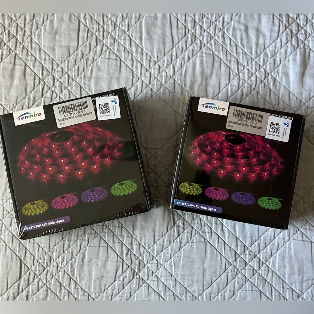 (2) Tenmiro LED Strip Lights, 131 ft total (NIB)